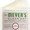 MRS. MEYER'S CLEAN DAY Vinegar Gel Cleaning Spray, Bathroom Use, No-Rinse Formula, Plant-Derived Cleaning Ingredients, Apple Blossom, 16 Fl Oz, Pack of 1
