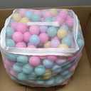 BPA Free Crush-Proof Plastic Ball, Pit Balls with Storage Bag, Toddlers Kids 12+ Months, Pack of 400 Balls, 6 Pastel Colors