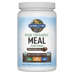 Garden of Life Meal Replacement Shakes, Raw Organic, Chocolate Protein Powder with Plant Based Pea Protein, Sprouts, Greens, Probiotics, Dairy Free 28 Servings (EXP 01/31/27)