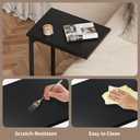 Cuizehua C-Shaped End Table Small Side Tables for Sofa and Bedside