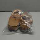 VLLy Mens Moccasin Slippers with Memory Foam Arch Support, Non Slip Rubber Sole House Shoes for Men Machine Washable Warm Fleece Lined Indoor Outdoor Home Shoes (12, Classic Brown)