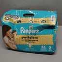 Pampers Swaddlers Diapers, Size 2 (10-22 lbs), 84 Count, Absorbent, Keeps Baby Dry and Comfortable, Skin Safe Disposable Baby Diaper 