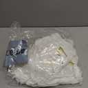 Sumind 36 Pieces White Christmas Tree Glitter Bows, 9 x 13 Inch Tie Ribbon Twist Tie Bows for Treat Bags Gift Wrapping Basket Wedding Birthday Valentine Christmas Tree Wreath Garland Decoration