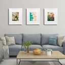11x14 Picture Frames White,Display Photos 8x10 with Mat or 11x14 Without Inside,Horizontal and Vertical Display for Wall 1Pack
