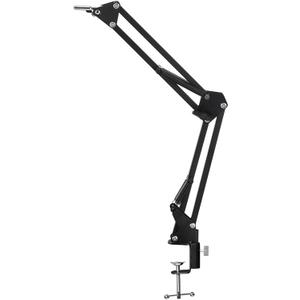 Articulated Microscope Arm Stand 360 Degree Rotation Heavy Duty Adjustable Telescoping Arm for Industrial USB Digital Microscopes Flexible Camera Mount Holder