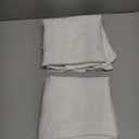 Lecloud Bessie Curtains 45 Inch Length 2 Panels Set, Light Filtering Faux Linen Textured Soft Airy Window Curtains, Rod Pocket Window Treatments for Living Room Bedroom, Each 30 W x 45 L, Natural