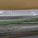 MLART99 Large Green and White Abstract Canvas Minimalist Artwork Textured Painting for Living Room Bedroom Office Modern Wall Decor 29x58 Inch