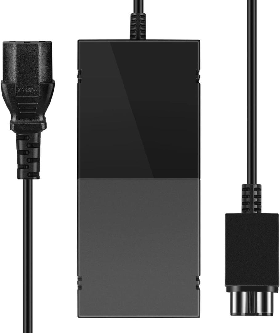 Replacement Power Supply for Xbox One with AC Power Cable (Black & White)