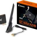 GIGABYTE WiFi 6E GC-WBAX210 (2x2 802.11ax/ Tri-Band WiFi/Bluetooth 5.2/ PCIe Expansion Card)