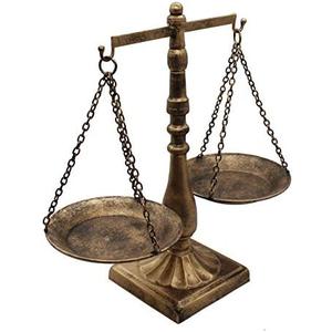 Vintage Style Metal Libra Jewelry Display Tray Cosmetic Organizer Storage, Bronze