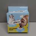 Dog Lick Toy, Slow Feeder & Anxiety Relief Licking Mat for Dogs and Cats, Non-Slip Suction Cup, Interactive Food Dispenser for Liquid & Soft Food, Easy to Clean