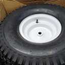 13x5.00-6 Turf Tires 440lbs/40psi Natural Rubber 4 Ply Tubeless for Golf Carts, Wheelbarrows, Lawn Mowers, Garden Carts, Hand Trucks, Wagons, Snow Blowers 2PCS