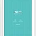 LaVie Home 20 x 30 Poster Frame White, Display Pictures 18x24 with Mat or 20x30 Without Mat, Stable and Sturdy Picture Frame and Polished Plexiglass, Horizontal and Vertical Format of The Wall1 Pack