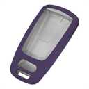 TANGSEN Smart Key Fob Case Blue TPU Protective Cover Compatible with Audi A4 A5 A6 Q5 Q7 R8 RS4 S5 SQ5 SQ7 TT TTS 3 5 Button Keyless Entry Remote Control Accessories (Purple)