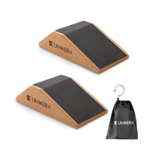 Squat Wedge Block 2PCS Non Slip Professional Ramp, Platform for Heel Elevated Squats and Calf Raises 900+ Bought In Past Month