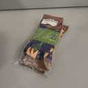 2 x I'D RATHER BE CHASING Funny Mens Socks, Hunting & Fishing Gifts for Men, Fun Hunt Fish Crew Sock, Hunters Fishermen Gift (Blue)