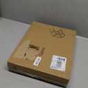 QEEIG C Table Side Table Set of 2 Living Room Sets C Shaped Couch Tray End Tables Farmhouse, Rustic Brown (017-30BN)