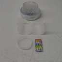 Solar Pool Chlorine Floater with Colorful Lights, Remote-Controlled Lights Adjustable Release Easy-Open Chlorine Floater Dispenser for Pool Large Capacity for 3'' or 1'' Tablets