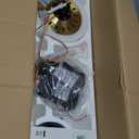 VONLUCE Ceiling Fans with Lights, 52 Inch Ceiling Fans with Lights and Remote, 6-Speeds Noiseless Reversible DC Motor, 3CCT, Modern Ceiling Fan for Farmhouse Bedroom Patio, Black