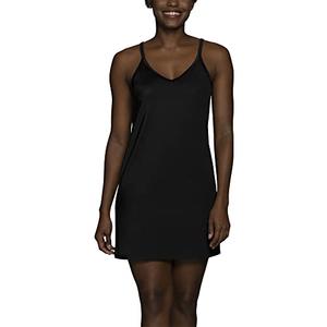 Vanity Fair Women's for Under Dresses Full Slip, Spinslip - 18" Black, Large US