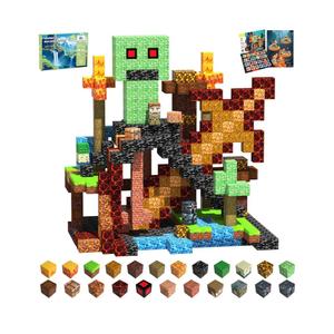 Magnetic Blocks Building Toys for Kids, 48 PCS Magnetic Blocks for Kids Ages 4-8, Magnet Cubes, STEM Sensory Toys for Boys & Girls, Christmas Birthday Gifts for Kid Ages 3+