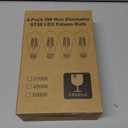 4-Pack Vintage Edison LED Bulbs, 60W Equivalent, 850LM 6W Edison Light Bulb Daylight White 5000K, ST58 LED Filament Bulb E26 Base, Non-Dimmable