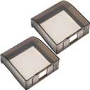 2pcs Weatherproof Adhesive Socket Outlet Cover for Outdoor Use Self-adhesive Electrical Outlet Protection for Home Kitchen Bathroom and Balcony