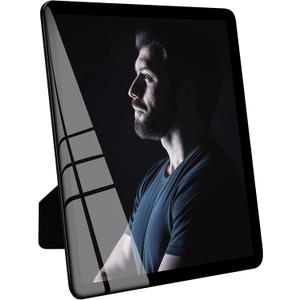 Bluesun 8x10 Picture Frame Black Standing can be Vertical and Horizontal - Real Glass Frames, Cool 810 Photo Frame, Wall Frames Gifts for Men Boyfriend Dad Boss and Loved Ones(8x10, Black)
