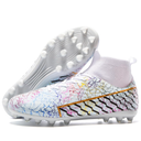 Youth Soccer Cleats - Lightweight High-Top Football Boots for Training 38