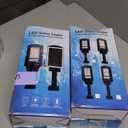 Solar Lights Outdoor, IP66 Waterproof Motion Sensor Powered Solar Street Light, 6500K Dusk to Dawn LED Flood Light with Remote Control, Commercial Area Lighting for Yard Parking Lot (4 Pack) (2000W)