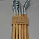 Handy Gourmet ECO Wooden Silicone Utensil 5pc Set in Sage