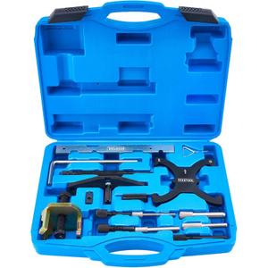 Timing Belt Tool Kit Compatible with Ford Fiesta Fusion Escape Mazda 1.4 1.6 1.8 2.0 Di/TDCi/TDDi ECOBOOST 1.6 Ti-VCT 1.5 1.6 VVT 2.5L Engine Timing Tool, Camshaft Flywheel Locking Tools 303-1097