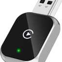 Mini Wireless Carplay Adapter for iPhone - Carplay Wireless Adapter Car Play Dongle Bluetooth, Compatible with iPhone iOS 10+, [2025 Upgraded] Silver