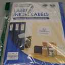 2" X 2" Square Printable Labels Compatible with Inkjet and Laser Printers - 100 Sheets, 2000 Matte White Paper Stickers for Logos, Product Labeling, and QR Codes - Spartan Industrial Template S002