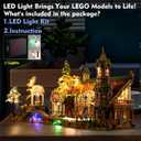 LocoLee LED Light Kit Compatible with Lego Rivendell, DIY Lighting Set Accessories Compatible with Lego 10316 for Fans (Lights Only, No Models)