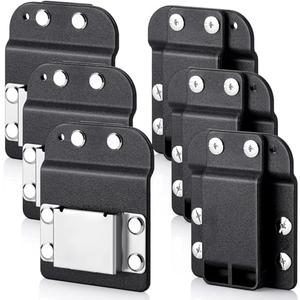 Zonon 2 Pcs Tape Measure Holder Set for Belt Hammer Holders Tactical Tape Measuring Belt Clip Low Profile Drill Holster Match Any Kinds Holster with Clip (2.7 x 3.3 Inches)