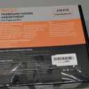 INCLY 278PCS Pegboard Accessories Organizer Kit, Peg Board Hooks Assortment with Bins for Organizing Various Tools, Fit 1/8 or 1/4 inch Pegboard for Hanging Storage, Garage Wall Attachments