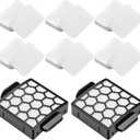 Colorfullife Filters for Shark Navigator Zero-M Self-Cleaning Brushroll Pet Pro Upright Vacuum ZU60 ZU62 ZU62C NV251,NV255, Replacement Parts Parts #1238FT60&1239FT60