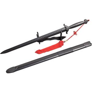 Tai Chi Sword, 99cm/38.9inch High Elasticity Plastic Sword, Plastic Sword Martial Arts Polypropylene Sword Training Katana Practice with Scabbard