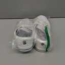 K KomForme Toddler Boys & Girls Shoes Kids Canvas Sneakers with Cartoon Dual Hook and Loops 11, White 