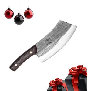 COOLINA Altomino Handmade Chef Knife, 7.1 in High Manganese Clad Steel Blade, for Slicing Meat and Vegetables