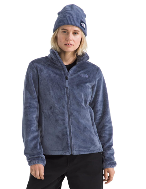 The North Face womens Osito Full Zip Fleece Jacket (Standard & Plus Size) - Soft & Lightweight Fleece, Secure Zip Pockets (XXL, Twilight Galaxy)