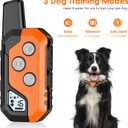 PIOUNS Shock Collar for Dogs, IP67 Waterproof Dog Training Collar with Remote, 3 Training Modes with Beep, Vibration, and Safe Static, Rechargeable for Large Medium