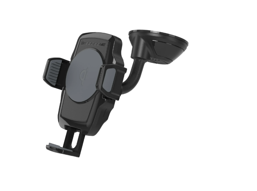 Scosche WDQ2M3-SP Stuckup Universal Qi Wireless Fast Charge Phone Holder Suction Cup Mount Black