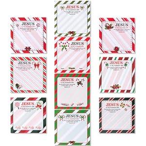 Xqumoi 30 Pack Sticky Notes - Self Sticky Notepads Xmas Winter Writing Pads Inspirational Sticky Notes Office School Supplies Christian Gift