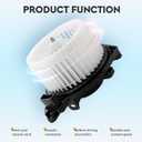 Front AC Heater Blower Assembly Motor w/Fan Fit for 2005-2015 Toyota Tacoma Base Pre Runner X-Runner TRD Pro, Replaces PM9297, 75846, 700188, 8710304040, 8710304043, 615-50129, 87103-04044