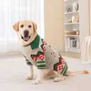 Small Dog Sweater for Male Female - Warm Halloween Autumn Knit Sweaters With Long Legs for Yorkie Chihuahua (XX-Large, Brown)