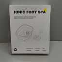 Ionic Foot Bath Detox Machine, Ionic Foot Spa to Remove Toxins with 2 Arrays, 80 Disposable Foot Bath Liners, Detoxification Sea Aalt, Durable Folding Bathtub - Gift for Women & Men