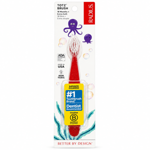 3 x Radius, Toothbrush Totz Plus Extra Soft