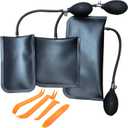 Air Wedge Bag Pump Kit, Pack of 3 air shim(Small, Medium, Large) and 4 Trim Tools Kit- Durable Inflatable Air Shim Tools for Installation